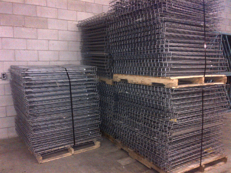 used wire mesh decking for pallet rack