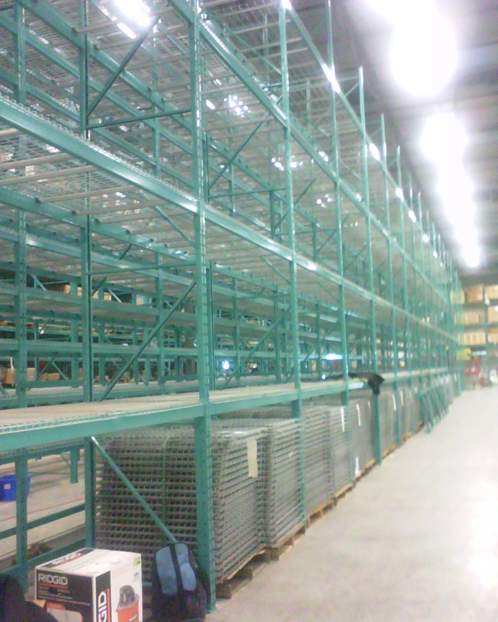 large pallet rack installations