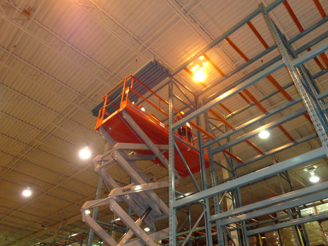 installation of warehouse rack