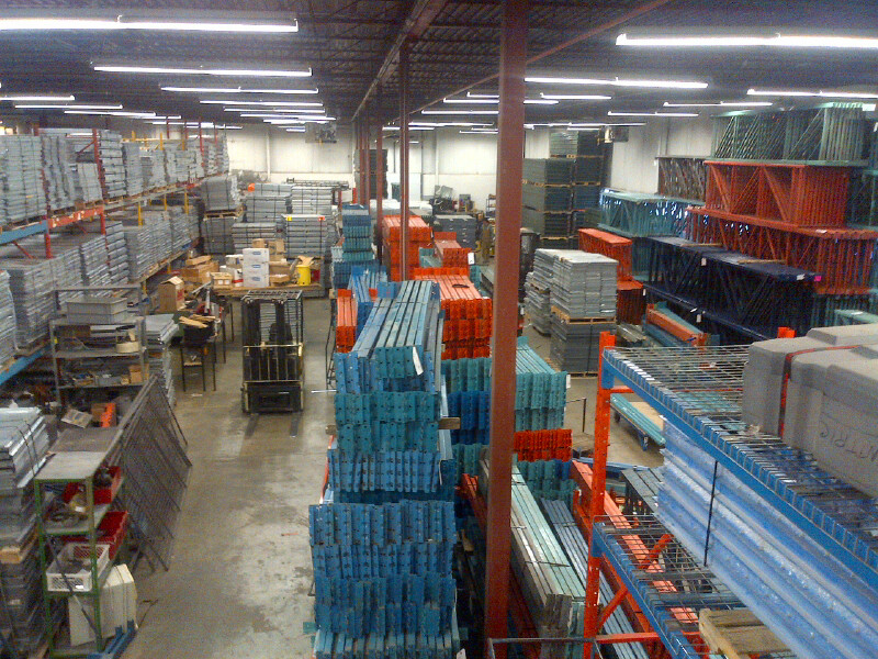 15000 sq ft of used pallet rack 